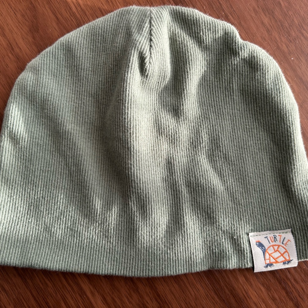 Kids Olive Green Beanie